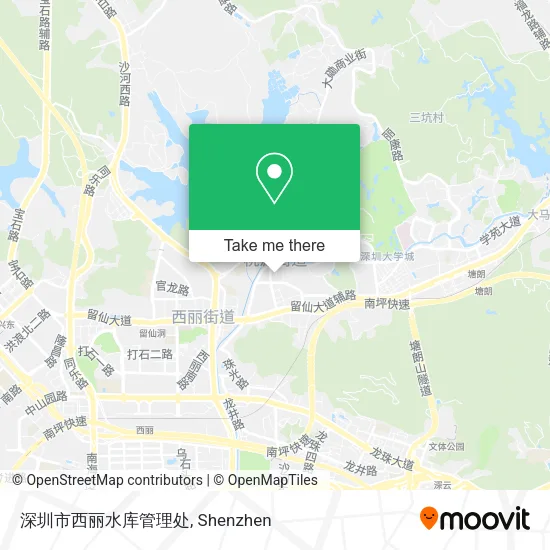 深圳市西丽水库管理处 map