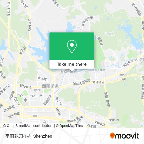 平丽花园-1栋 map