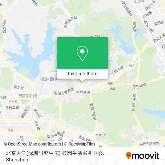 北京大学(深圳研究生院)-校园生活服务中心 map