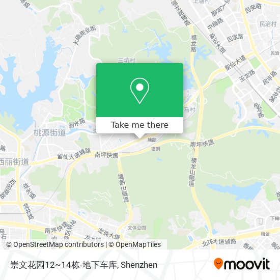 崇文花园12~14栋-地下车库 map
