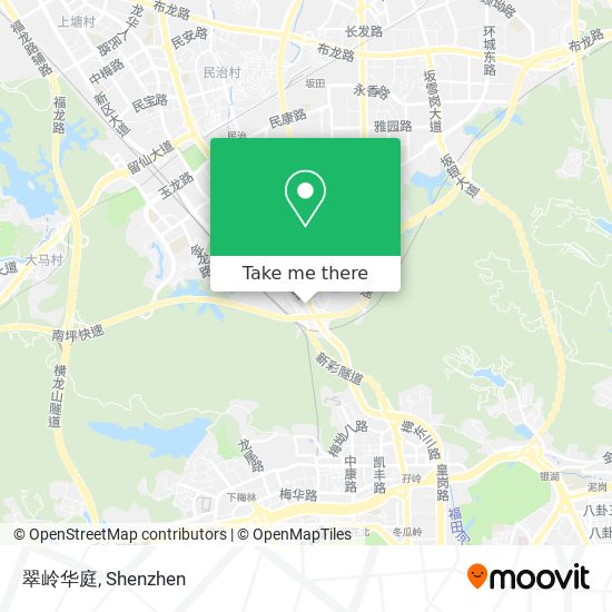 翠岭华庭 map