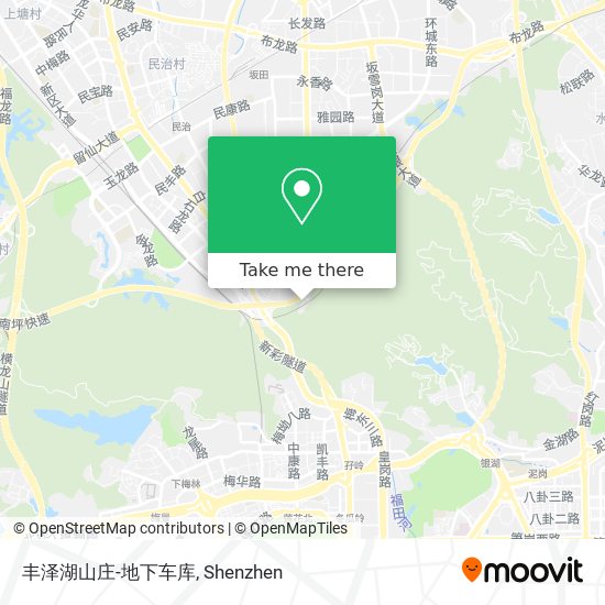 丰泽湖山庄-地下车库 map