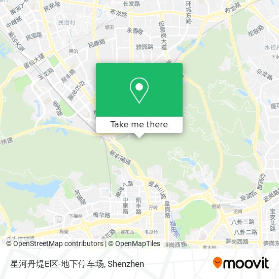 星河丹堤E区-地下停车场 map