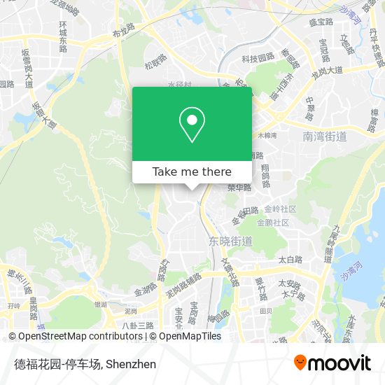 德福花园-停车场 map