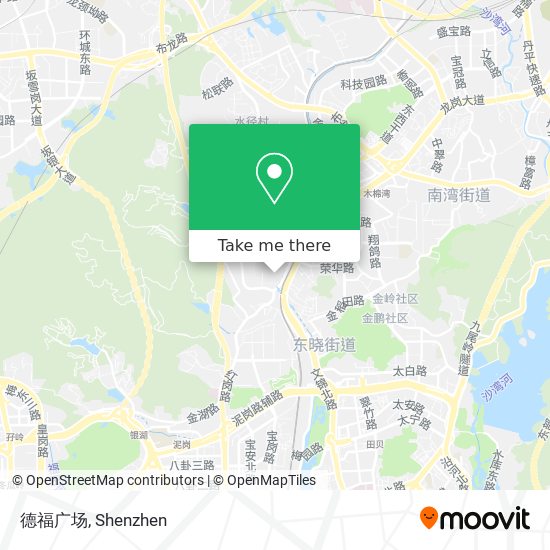 德福广场 map