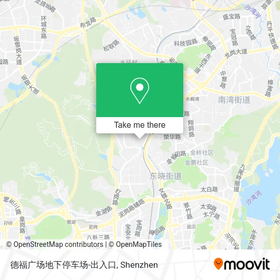 德福广场地下停车场-出入口 map