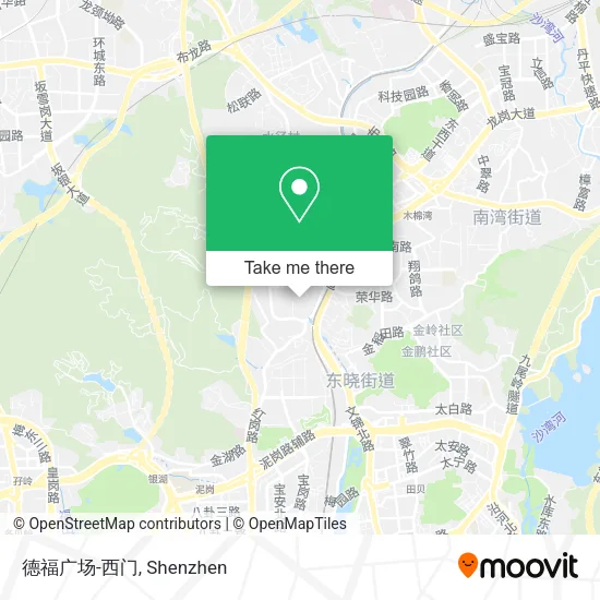 德福广场-西门 map