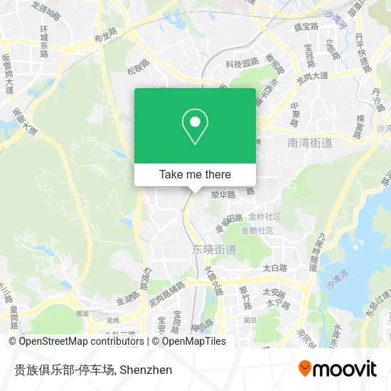 贵族俱乐部-停车场 map