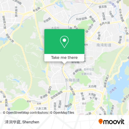 泽润华庭 map