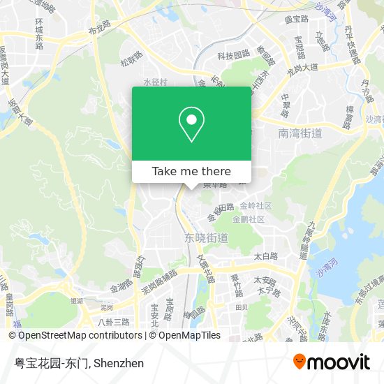 粤宝花园-东门 map