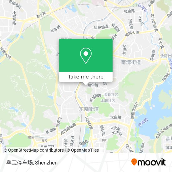 粤宝停车场 map