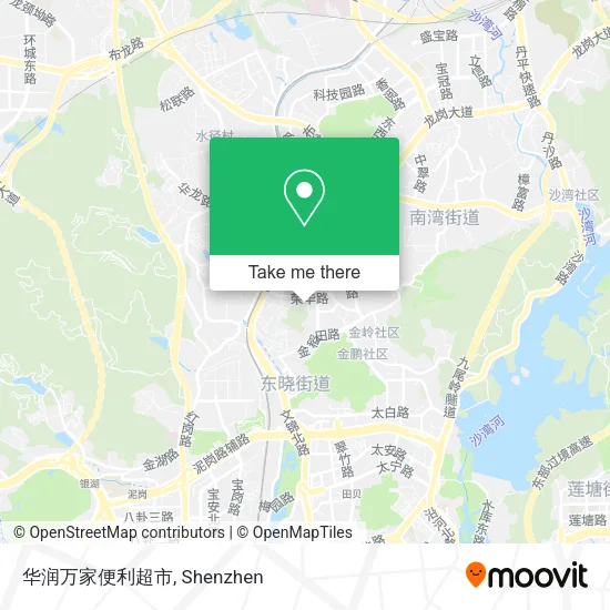 华润万家便利超市 map