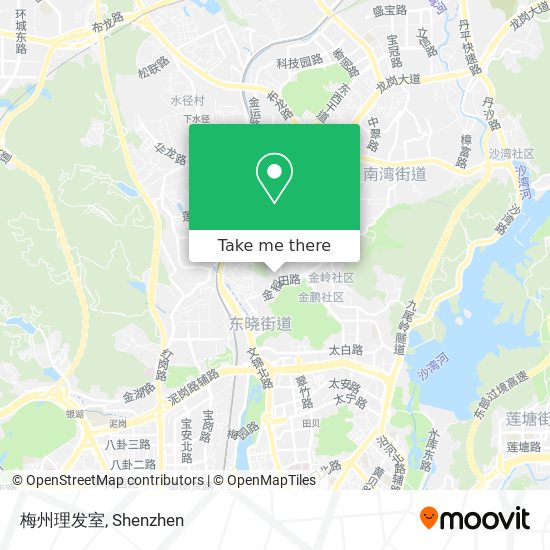 梅州理发室 map
