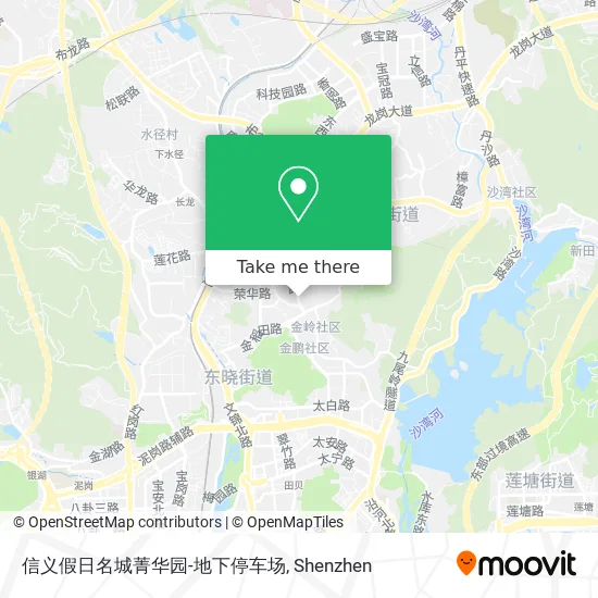 信义假日名城菁华园-地下停车场 map