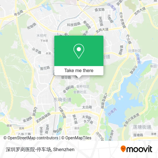 深圳罗岗医院-停车场 map