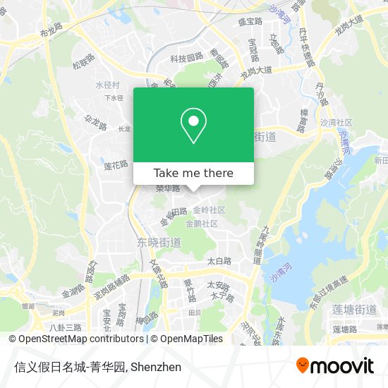 信义假日名城-菁华园 map