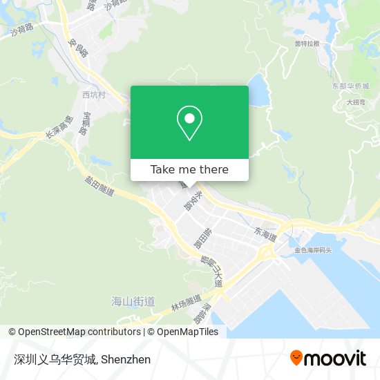 深圳义乌华贸城 map