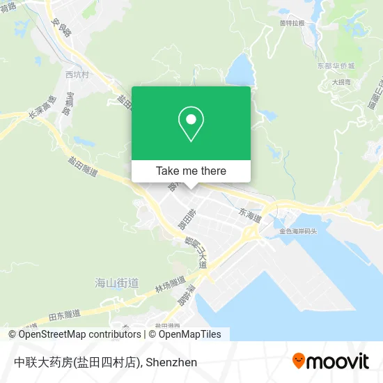 中联大药房(盐田四村店) map