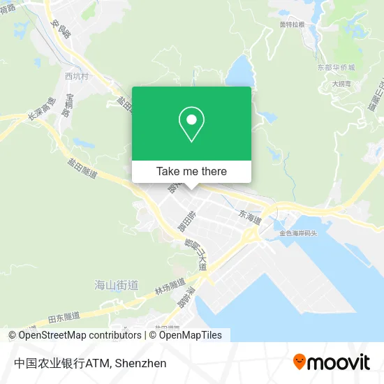 中国农业银行ATM map