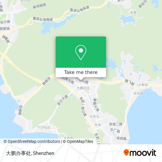 大鹏办事处 map