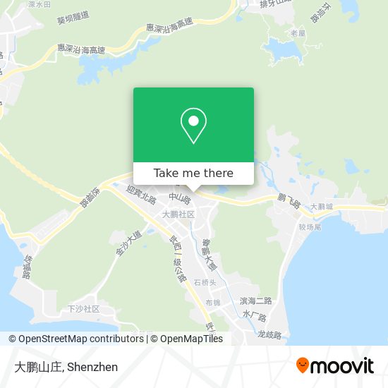大鹏山庄 map