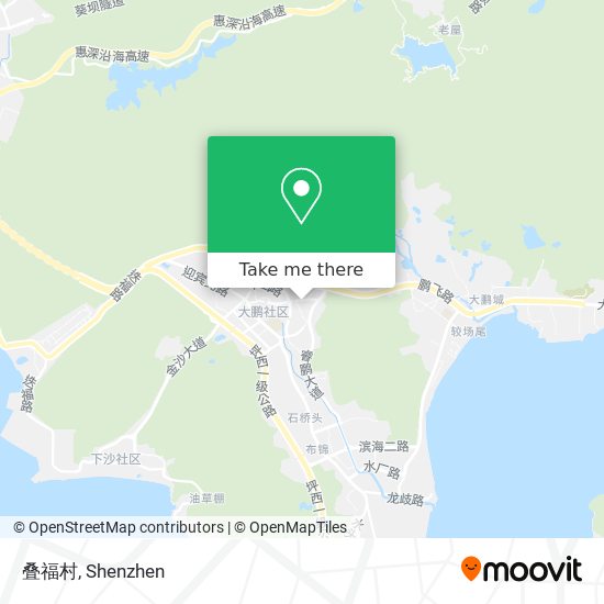 叠福村 map