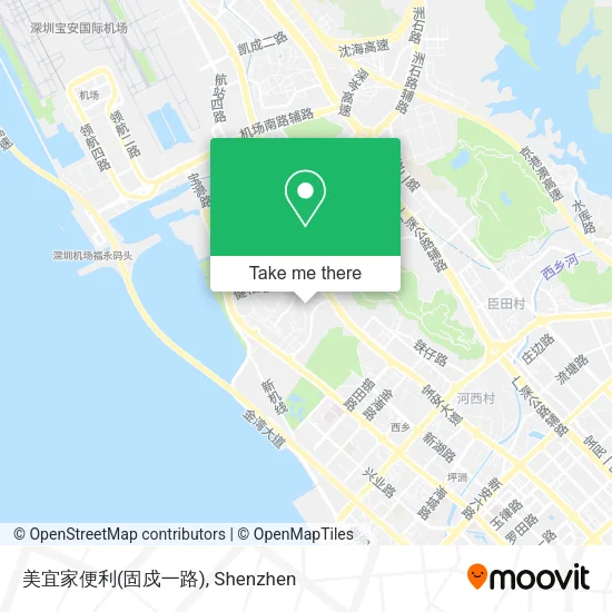 美宜家便利(固戍一路) map
