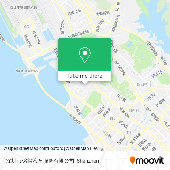 深圳市铭得汽车服务有限公司 map