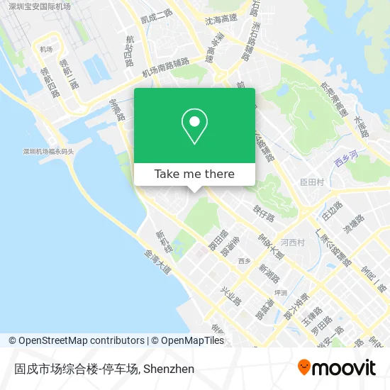 固戍市场综合楼-停车场 map