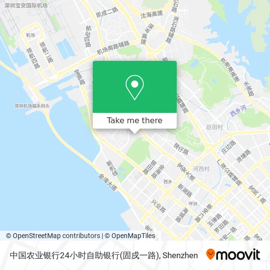 中国农业银行24小时自助银行(固戍一路) map