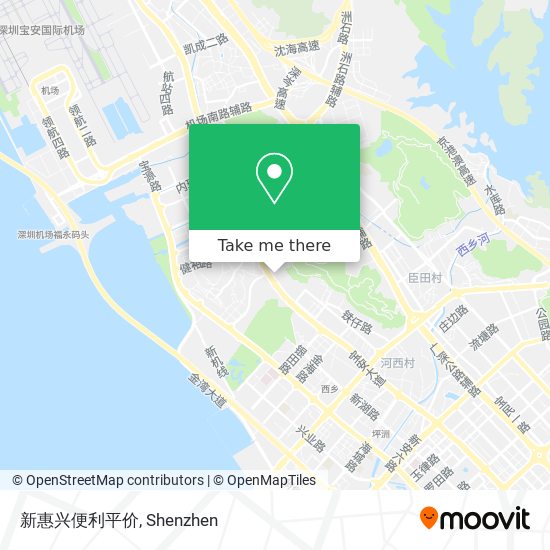 新惠兴便利平价 map