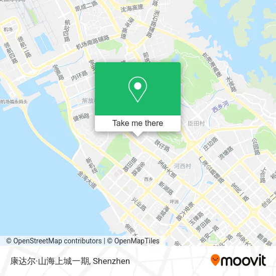 康达尔·山海上城一期 map