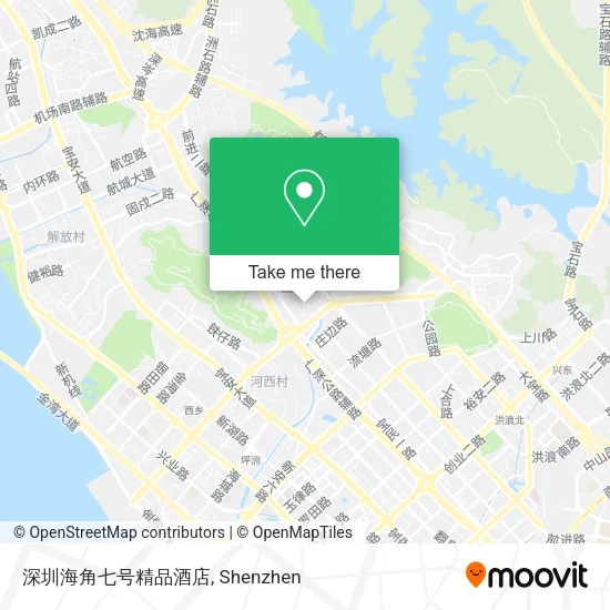 深圳海角七号精品酒店 map