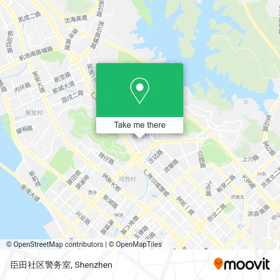 臣田社区警务室 map