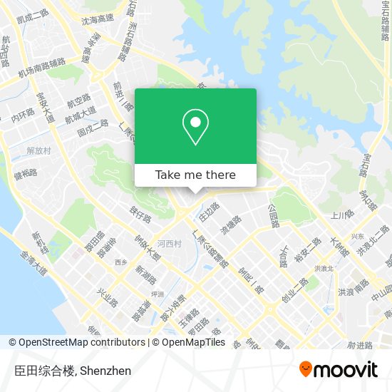 臣田综合楼 map
