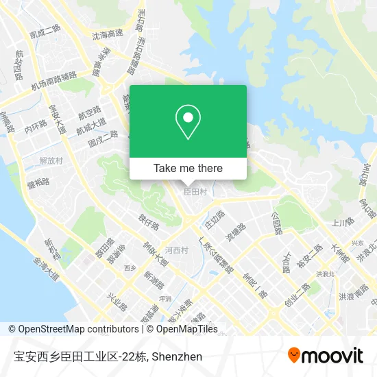 宝安西乡臣田工业区-22栋 map