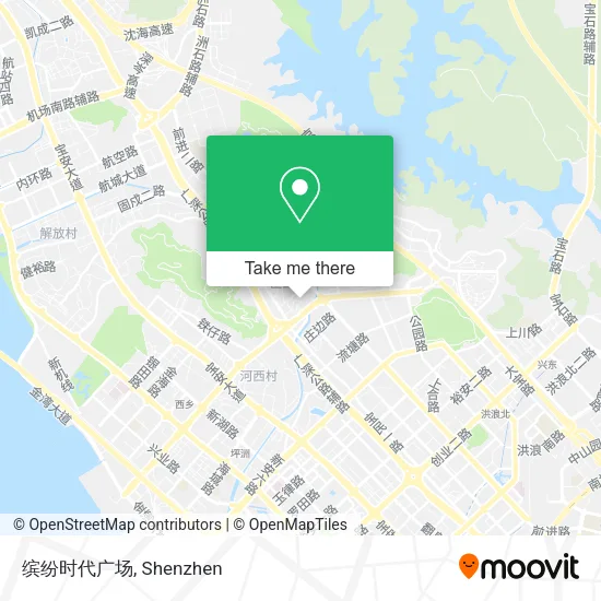 缤纷时代广场 map