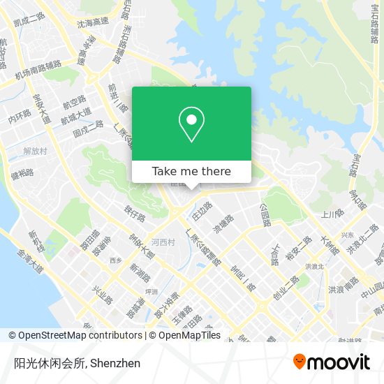 阳光休闲会所 map