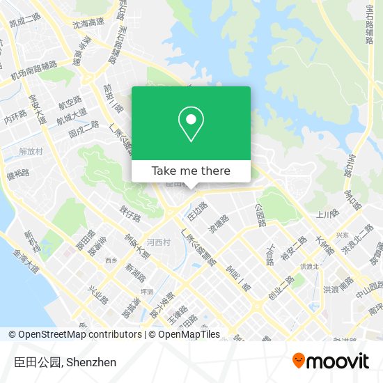 臣田公园 map