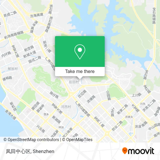 凤田中心区 map