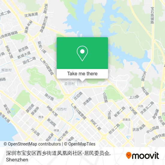 深圳市宝安区西乡街道凤凰岗社区-居民委员会 map