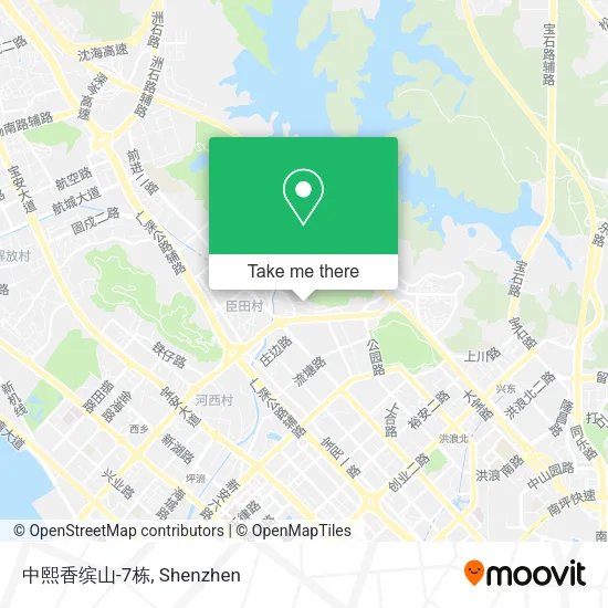 中熙香缤山-7栋 map