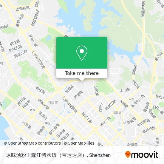原味汤粉王隆江猪脚饭（宝运达店） map