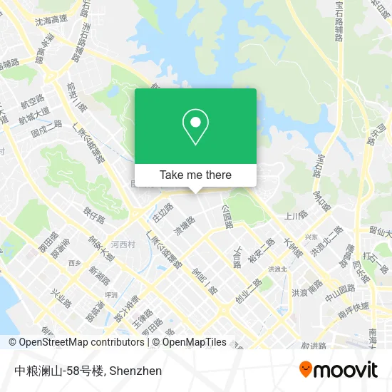 中粮澜山-58号楼 map