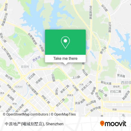 中原地产(曦城别墅店) map
