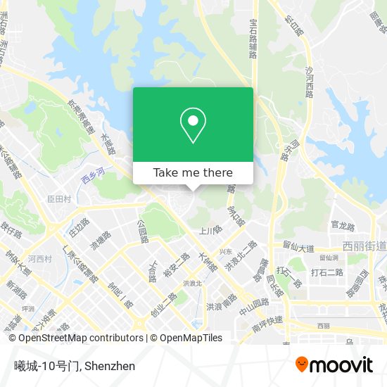 曦城-10号门 map