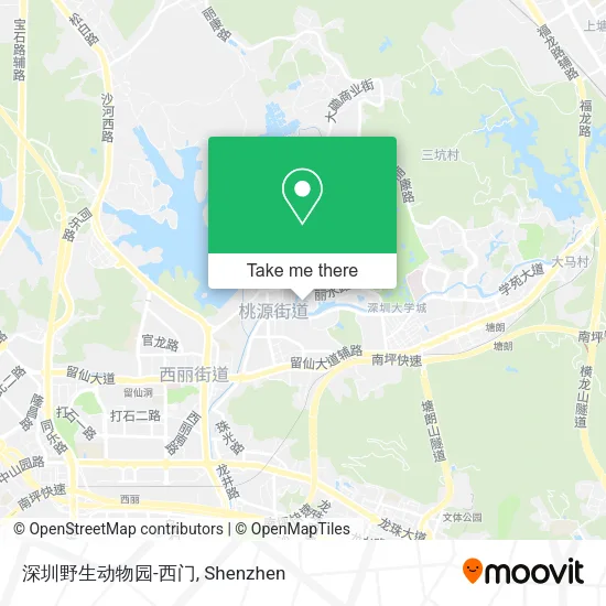 深圳野生动物园-西门 map