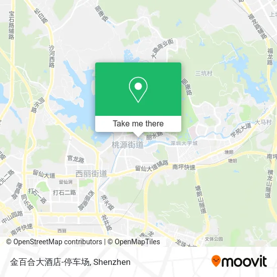 金百合大酒店-停车场 map