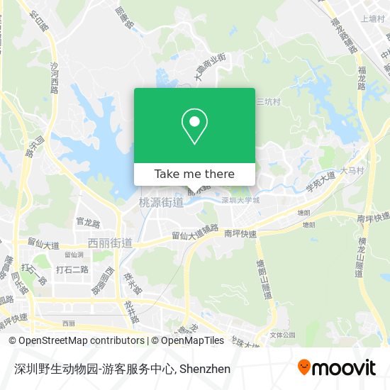 深圳野生动物园-游客服务中心 map