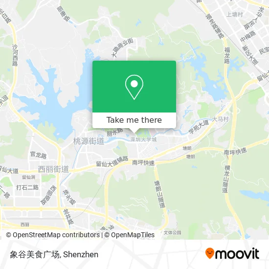 象谷美食广场 map